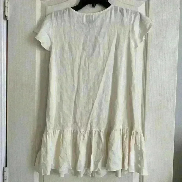 Princess Polly TE Amo White Button Down Shift Mini Dress - Picture 6 of 6